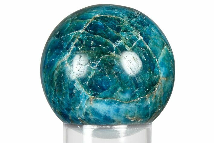 Bright Blue Apatite Sphere - Madagascar #367053